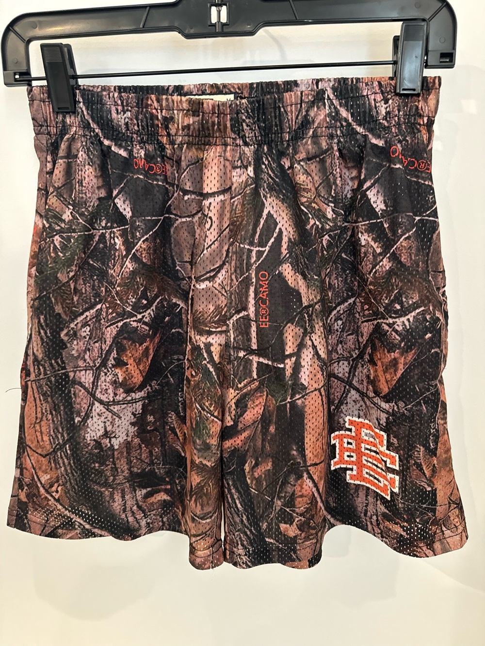 Eric Emanuel EE Basic Mesh Shorts in a Realtree-style Camo Men's Medium